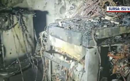 Serverele Casei Judetene de Asigurari de Sanatate Vaslui au luat foc. Care este cauza incendiului