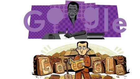 Doua doodle-uri speciale de la Google marcheaza ziua de 1 februarie 2024. Dedicate lui James Baldwin si lui Alfonso Caso