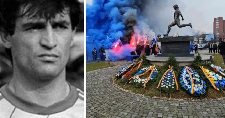 Michael <span style='background:#EDF514'>KLEIN</span>, fotbalistul legendar al Hunedoarei stins din viata la 33 de ani, a fost comemorat VIDEO