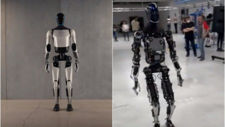 Elon Musk a iesit la plimbare cu robotul umanoid Optimus. Reactiile starnite de gestul miliardarului
