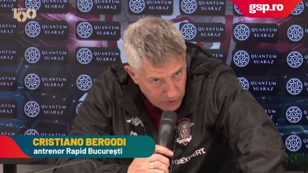 Cristiano Bergodi, lectie de clasa si fair-play dupa ce Alexandru Albu a spus despre rivala Dinamo ca e o echipa mica: Imi asum aceasta responsabilitate