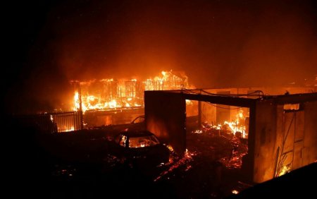 Nu am mai vazut niciodata asa ceva. <span style='background:#EDF514'>STARE DE URGENTA</span> in Chile. Incendiile violente au facut aproximativ zece victime