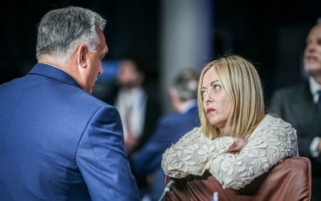 Novinite: Viktor Orban a retras veto-ul pentru ajutorarea Ucrainei, cucerit de farmecul Giorgiei Meloni. Negocieri la hotel