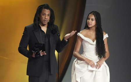 Jay-Z, discurs acid la Premiile Grammy. Rapperul a reprosat ca Beyonce nu a primit niciodata cel mai prestigios premiu. VIDEO