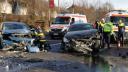 Accident cu trei victime la intrarea in Ramnicu Valcea. In zona s-a circulat alternativ