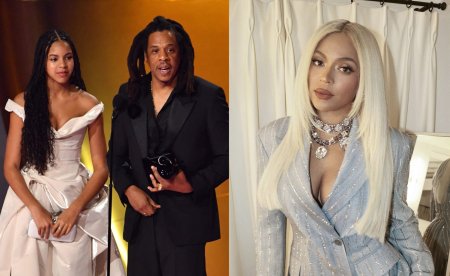 Jay-Z a rabufnit pe scena la Premiile Grammy 2024: Nu vreau sa o fac de ras pe aceasta tanara doamna. Beyonce l-a privit din public