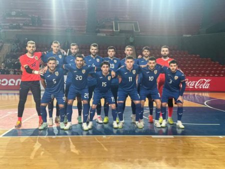 Nationala de futsal, invinsa in primul meci de pregatire cu Georgia