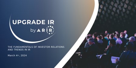 ARIR lanseaza programul Upgrade IR by ARIR dedicat specialistilor in relatia cu investitorii