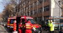 Incident deosebit de grav in Sibiu. <span style='background:#EDF514'>TAVANUL</span> unei scoli gimnaziale s-a prabusit si patru elevi sunt raniti