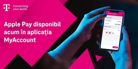 Telekom Romania Mobile introduce serviciul Apple Pay in aplicatia MyAccount
