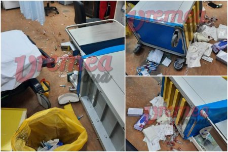 Un barbat a distrus aparate medicale si sute de medicamente la Spitalul Judetean Vaslui
