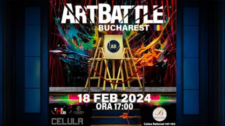 Competitia de pictura live Art <span style='background:#EDF514'>BATTLE</span> Bucharest, pe 18 februarie la Palatul Bragadiru