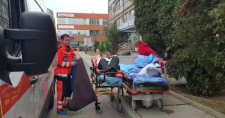 Pacienti evacuati din Urgenta Spitalului Judetean Buzau, din cauza unor degajari de fum VIDEO