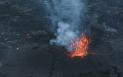 Cea mai recenta eruptie vulcanica scade in intensitate. Fluxurile de lava au fost in<span style='background:#EDF514'>LOCUITE</span> de lava