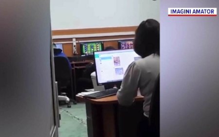 Ancheta la Targu Jiu pentru ca unii elevi jucau la pacanele pe calculatoare, in loc sa invete informatica