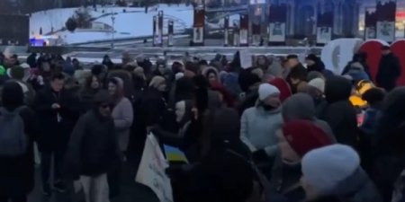 Protest in Kiev. Se cere demisia lui Volodimir Zelenski/ VIDEO