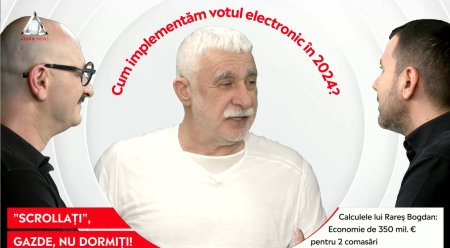 <span style='background:#EDF514'>ADRIAN SARBU</span>: Implementarea votului electronic la alegeri aduce economii de sute de milioane de euro la buget