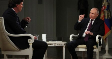 Raspunsul lui Putin, din interviul cu Carlson, care da insomnii liderilor lumii: Inca nu ne-am atins obiectivele