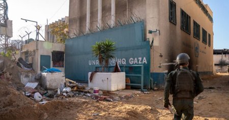 Hamas ascundea un centru de servere sub sediul principal al UNRWA din Gaza FOTO