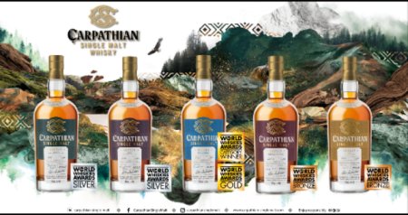 Whisky-ul romanesc Carpathian Single Malt a castigat mai multe premii in cadrul competitiei World Whiskies Awards 2024