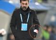 Cum a aparut Kopic la meciul cu Farul: detaliul observat de reporterii GSP pe <span style='background:#EDF514'>BRATUL</span> antrenorului lui Dinamo