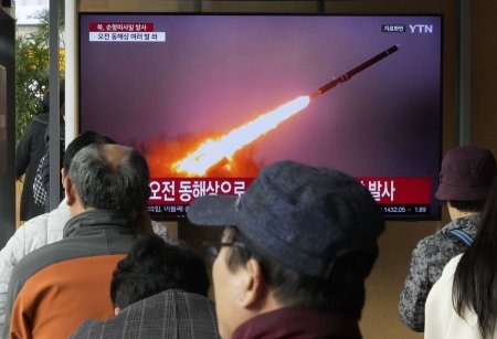 Coreea de Nord a lansat rachete de croaziera catre Marea Japoniei, anunta Seulul