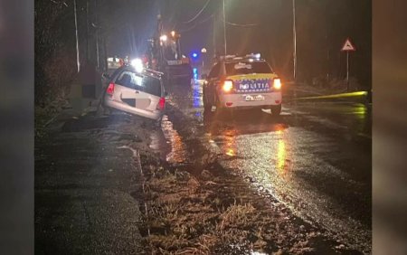 Un politist din Sibiu a ajuns la spital in stare grava, dupa ce a fost lovit de masina