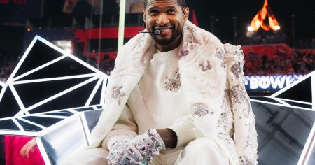 Usher s-a casatorit la Las Vegas, imediat dupa spectacolul de la Super Bowl