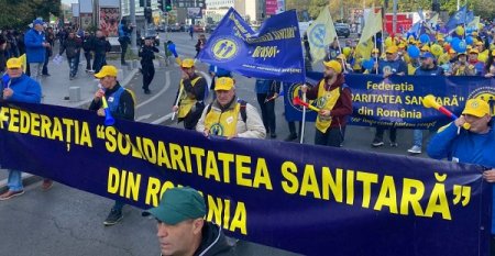 Proteste ale sindicalistilor din Sanatate: Nu mai avem nicio reactie din partea Guvernului