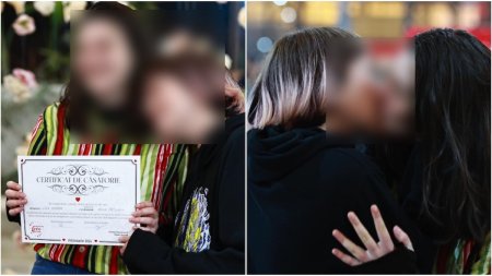 Doua femei au fost casatorite, pentru o zi, de catre viceprimarul Sectorului 3 din Bucuresti