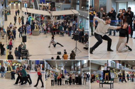 Surpriza pentru calatorii de pe Aeroportul Otopeni, de Valentine's Day: spectacole din Shakespeare si momente coregrafice