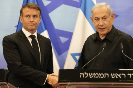 Macron i-a transmis lui Netanyahu ca Franta este impotriva unei ofensive israeliene in Rafah