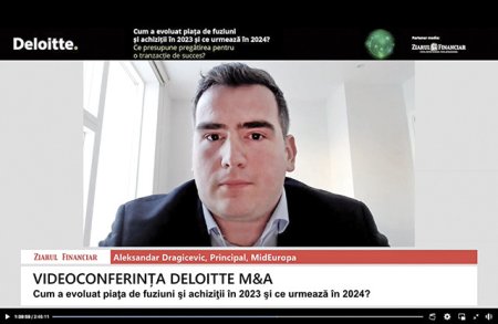 Deloitte M&A 2024. Aleksandar Dragicevic, principal la MidEuropa (Profi), despre tranzactia Profi - Mega Image: Investitia uriasa, de peste 1 mld. euro, este practic o marturie pentru mediul de investitii din Romania