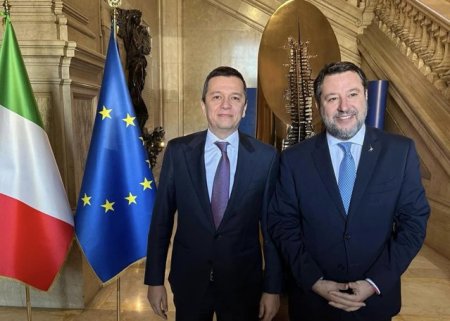 Sorin Grindeanu, intalnire cu omologul italian, Matteo Salvini
