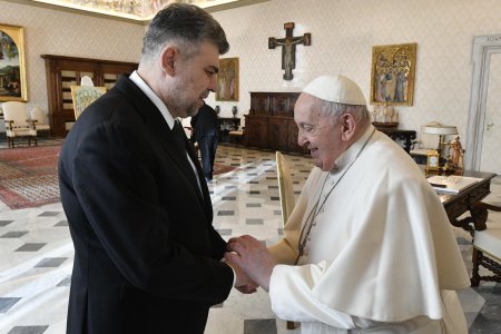 Marcel Ciolacu, primit de Papa Francisc: „Am avut ocazia sa exprim recunostinta pentru sprijinul acordat comunitatilor romanesti din Italia si din intreaga Europa”