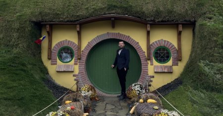 Un roman si-a facut propria casa-hobbit inspirata din Stapanul Inelelor: Vreau sa vina oamenii in vizita