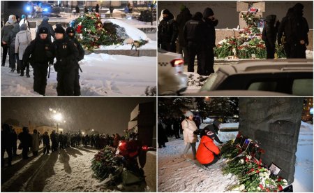 Peste 100 de retineri in Rusia la mitingurile in memoria lui Aleksei Navalnii. Sunt doar oameni care au pierdut mult