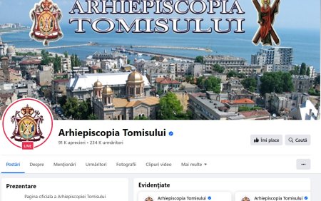 Pagina de Facebook a Arhiepiscopiei Tomisului, atacat: Contul nu mai este administrat de reprezentantii institutiei