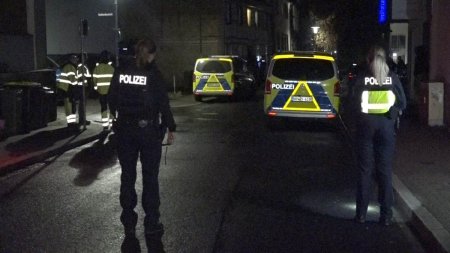 Roman aflat intr-o stare exceptionala din punct de vedere psihic, scos cu forta de politie din casa in care se baricadase, in Germania