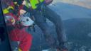 Un tanar de 30 de ani care era blocat pe munte a fost salvat cu elicopterul