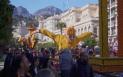 Festivalul <span style='background:#EDF514'>LAMAI</span>lor pe Coasta de Azur. Cum arata statuile confectionate din jumatate de milion de citrice