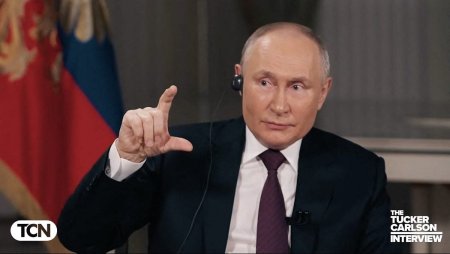 Vladimir Putin explica referirile istorice din interviul cu Tucker Carlson: O chestiune de viata si de moarte, pentru noi este destinul