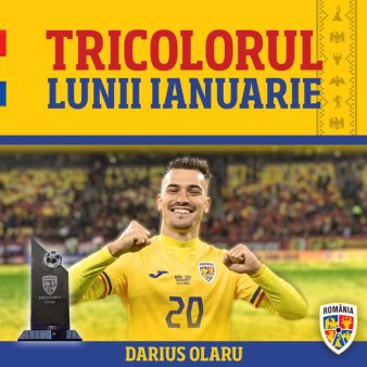 Darius Olaru a fost votat tricolorul lunii ianuarie de fanii echipei nationale