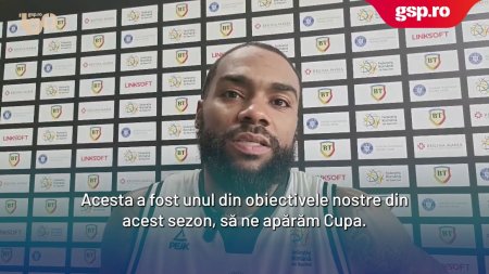 BASCHET / U-BT CLUJ-NAPOCA - RAPID BUCURESTI 84-70 » Patrick Richard, jucatorul, poreclit Petrica din Ardeal dupa un nou trofeu la U: Aici ma simt ca acasa