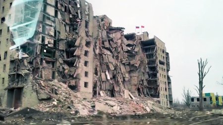 Imagini cu dezastrul din Avdiivka, orasul ucrainean aflat acum sub controlul rusilor dupa intense batalii
