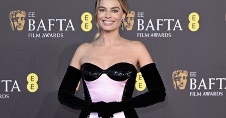 Cele mai frumoase tinute de la Premiile BAFTA 2024. Margot Robbie, <span style='background:#EDF514'>BARBIE</span> si pe covorul rosu