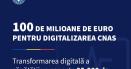CNAS primeste 100 de milioane de euro pentru digitalizarea sistemului