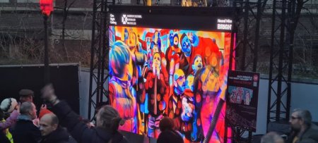Lucrare romaneasca ce utilizeaza inteligenta artificiala, la Festivalul Luminii din Bruxelles
