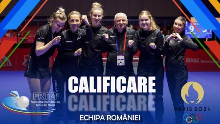 Echipa feminina de tenis de masa a Romaniei s-a calificat la Jocurile Olimpice de la Paris 2024