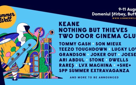 Line up oficial Summer Well 2024. Ce artisti ajung la Domeniul Stirbey: Keane, Nothing But Thieves, Two Door <span style='background:#EDF514'>CINEMA</span> Club